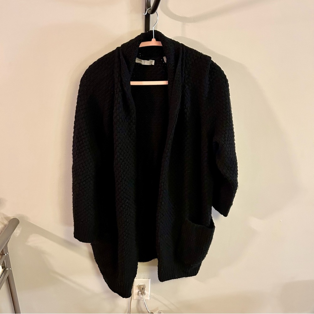 Vince Black Wool/Cashmere Cardigan, sz M